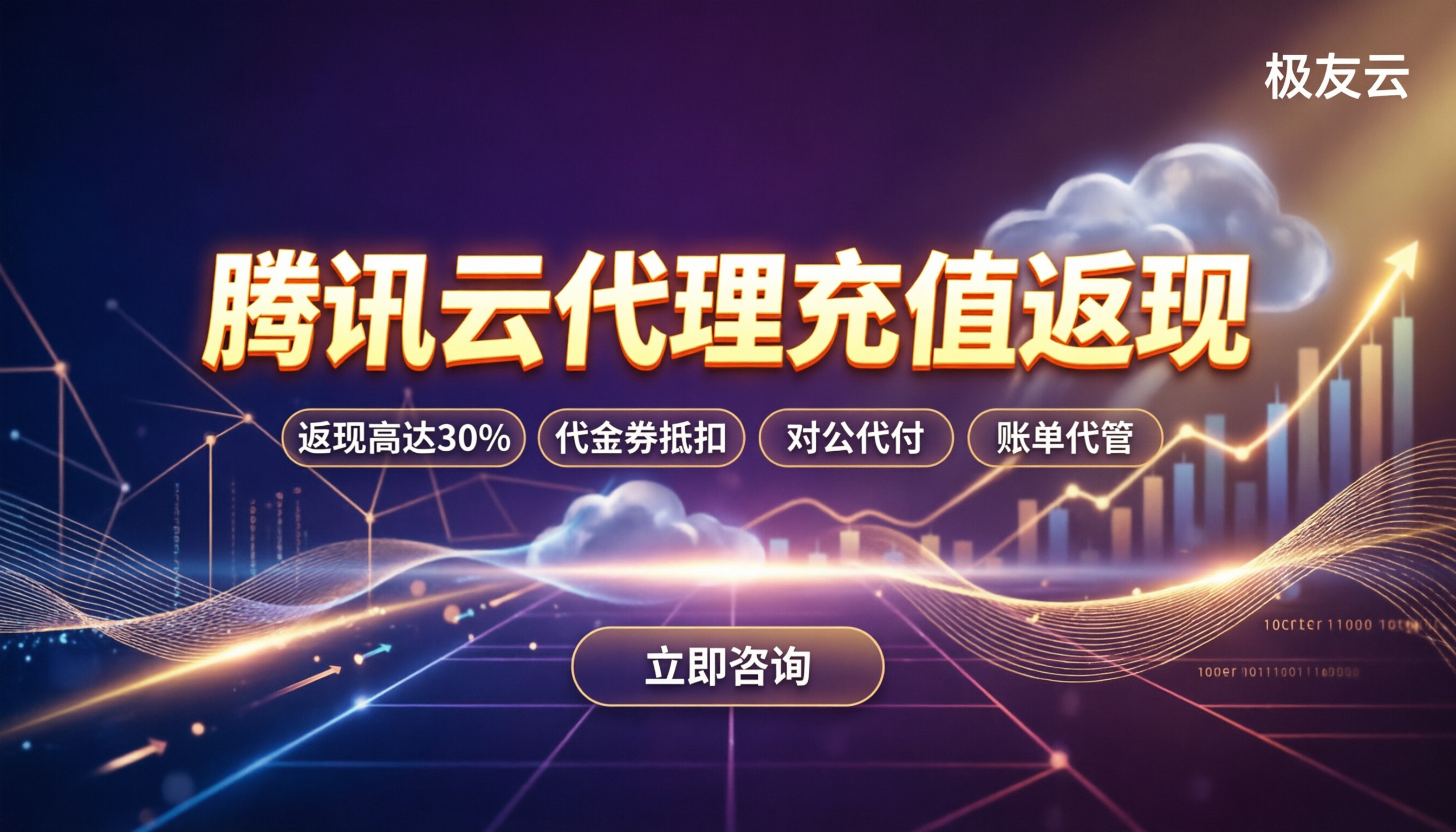 腾讯云代理充值优惠政策:怎么充值返现多?
