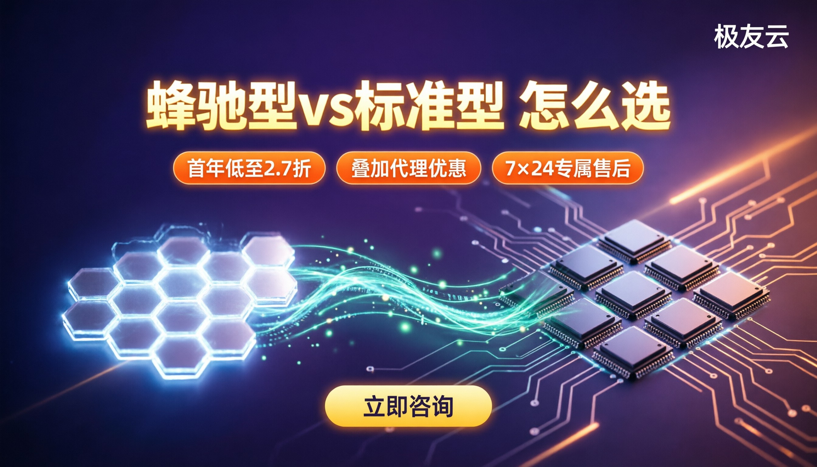 腾讯云服务器蜂驰型和标准型区别:怎么选更划算?