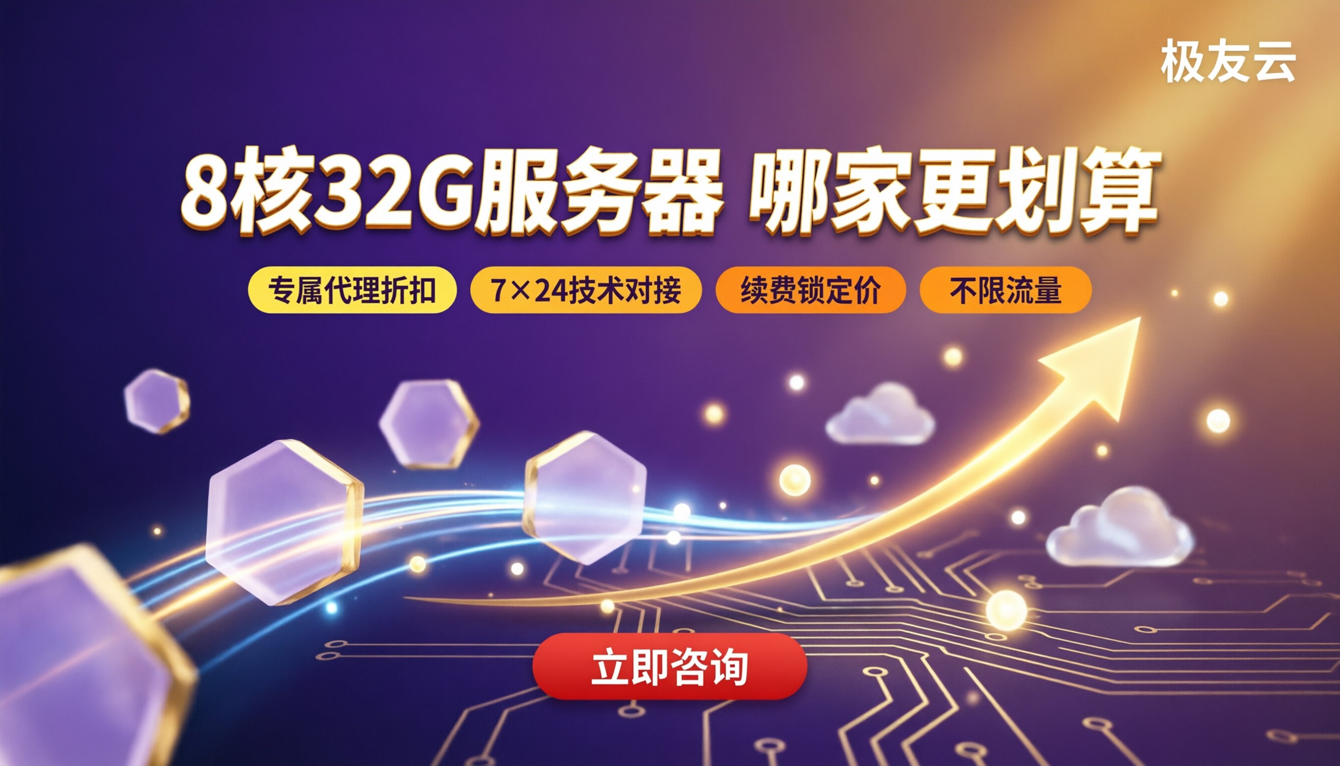 腾讯云轻量8核32G服务器报价:哪家更划算?