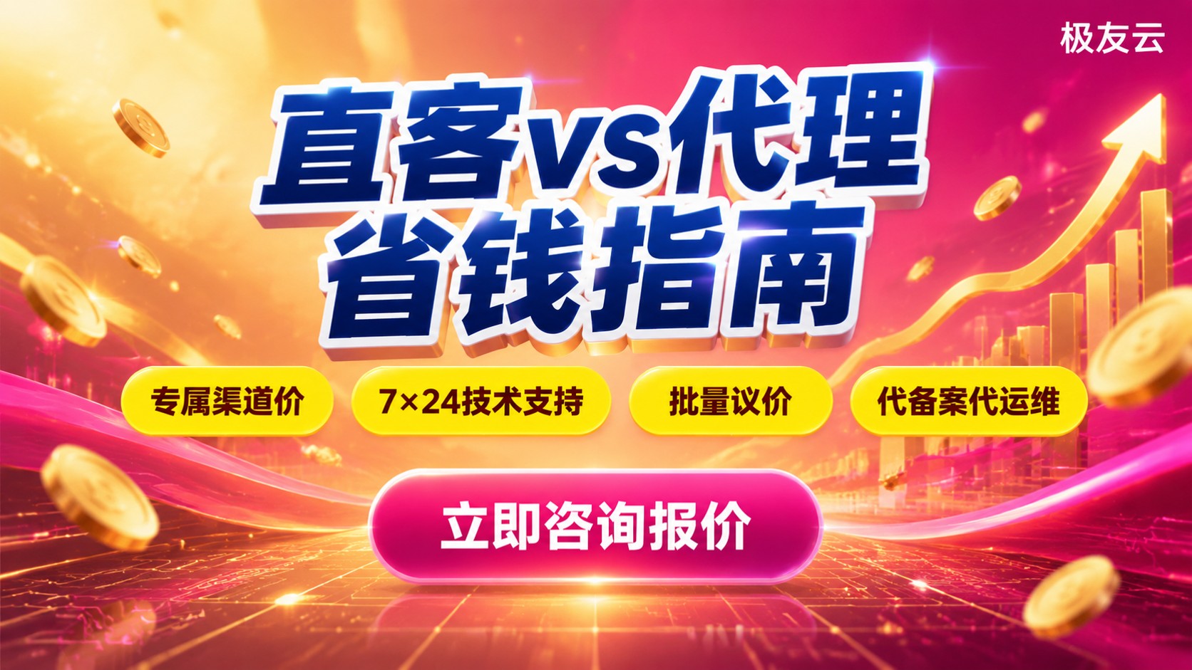腾讯云直客和代理区别对比:费用、折扣与售后