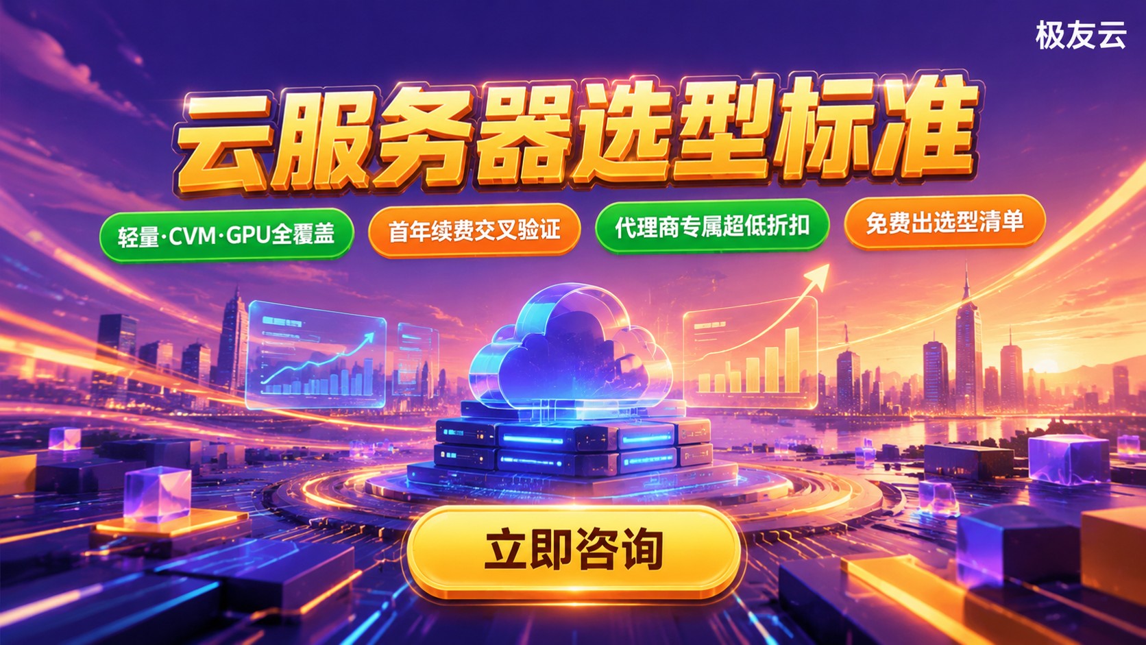 腾讯云服务器选型标准:配置、带宽与价格对照
