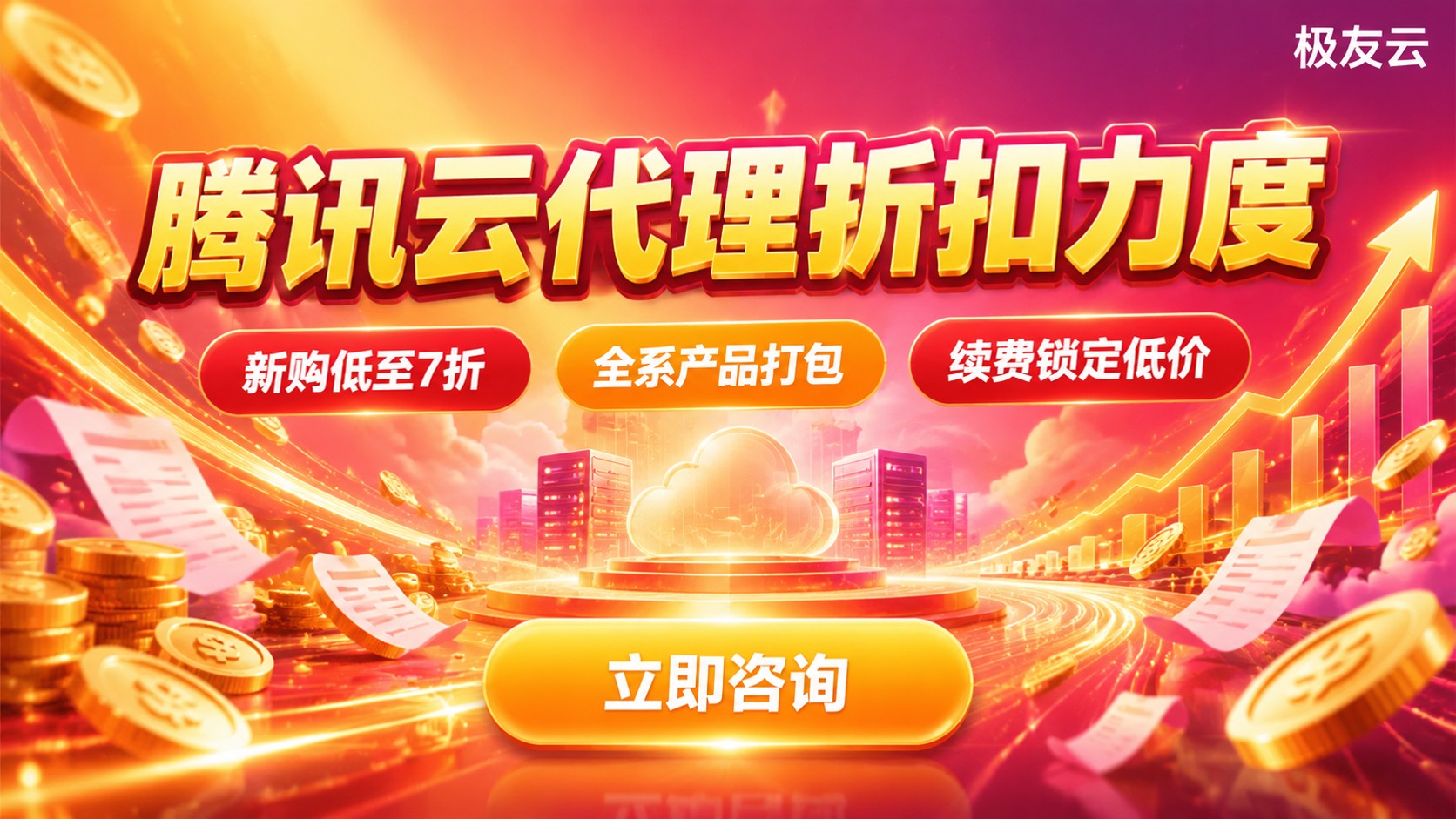 腾讯云代理折扣力度:新购续费与成本明细