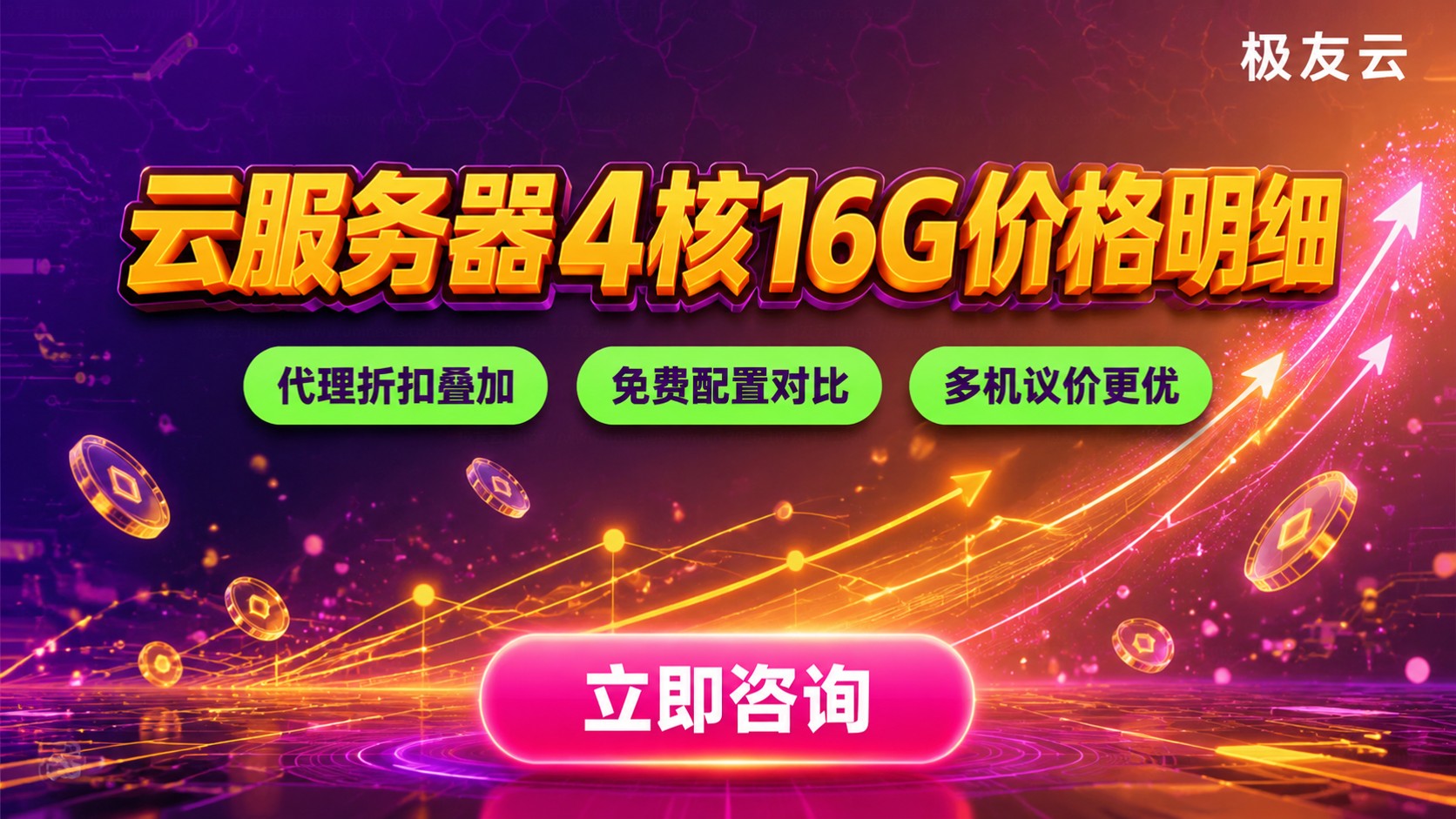 腾讯云服务器4核16G价格明细：配置带宽与续费成本