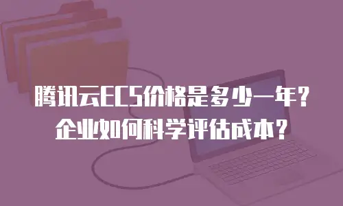 腾讯云ECS价格是多少一年？企业如何科学评估成本？