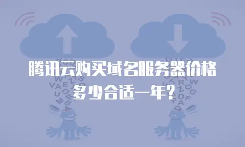 腾讯云购买域名服务器价格多少合适一年？
