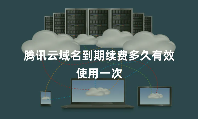 腾讯云域名到期续费多久有效使用一次