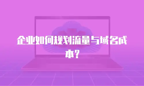 企业如何规划流量与域名成本？