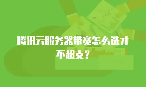 腾讯云服务器带宽怎么选才不超支？