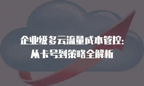 企业级多云流量成本管控：从卡号到策略全解析
