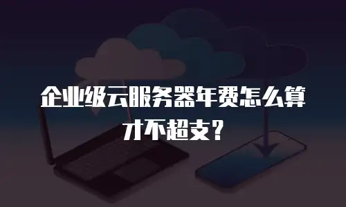 企业级云服务器年费怎么算才不超支？
