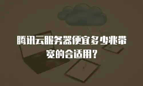 腾讯云服务器便宜多少兆带宽的合适用？