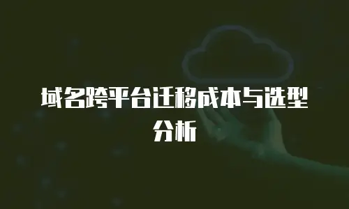 域名跨平台迁移成本与选型分析