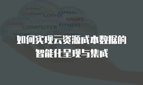 如何实现云资源成本数据的智能化呈现与集成