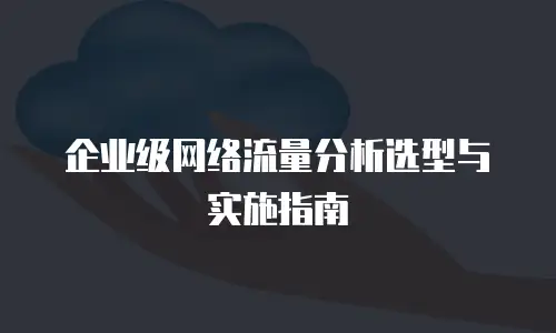 企业级网络流量分析选型与实施指南