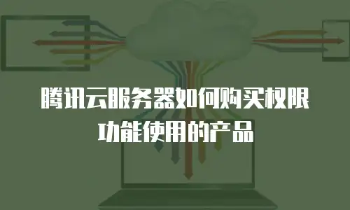 腾讯云服务器如何购买权限功能使用的产品