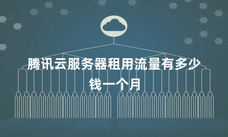 腾讯云服务器租用流量有多少钱一个月