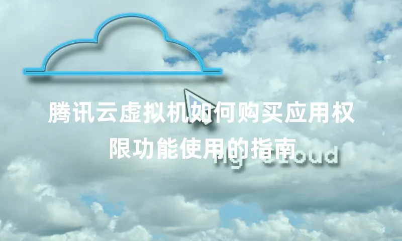 腾讯云虚拟机如何购买应用权限功能使用的指南