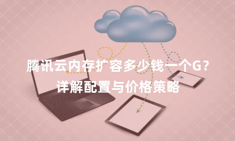腾讯云内存扩容多少钱一个G？详解配置与价格策略