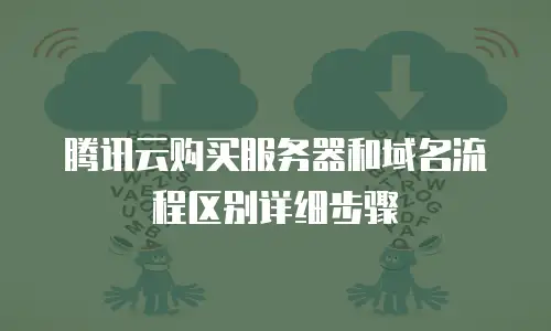 腾讯云购买服务器和域名流程区别详细步骤