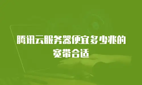 腾讯云服务器便宜多少兆的宽带合适