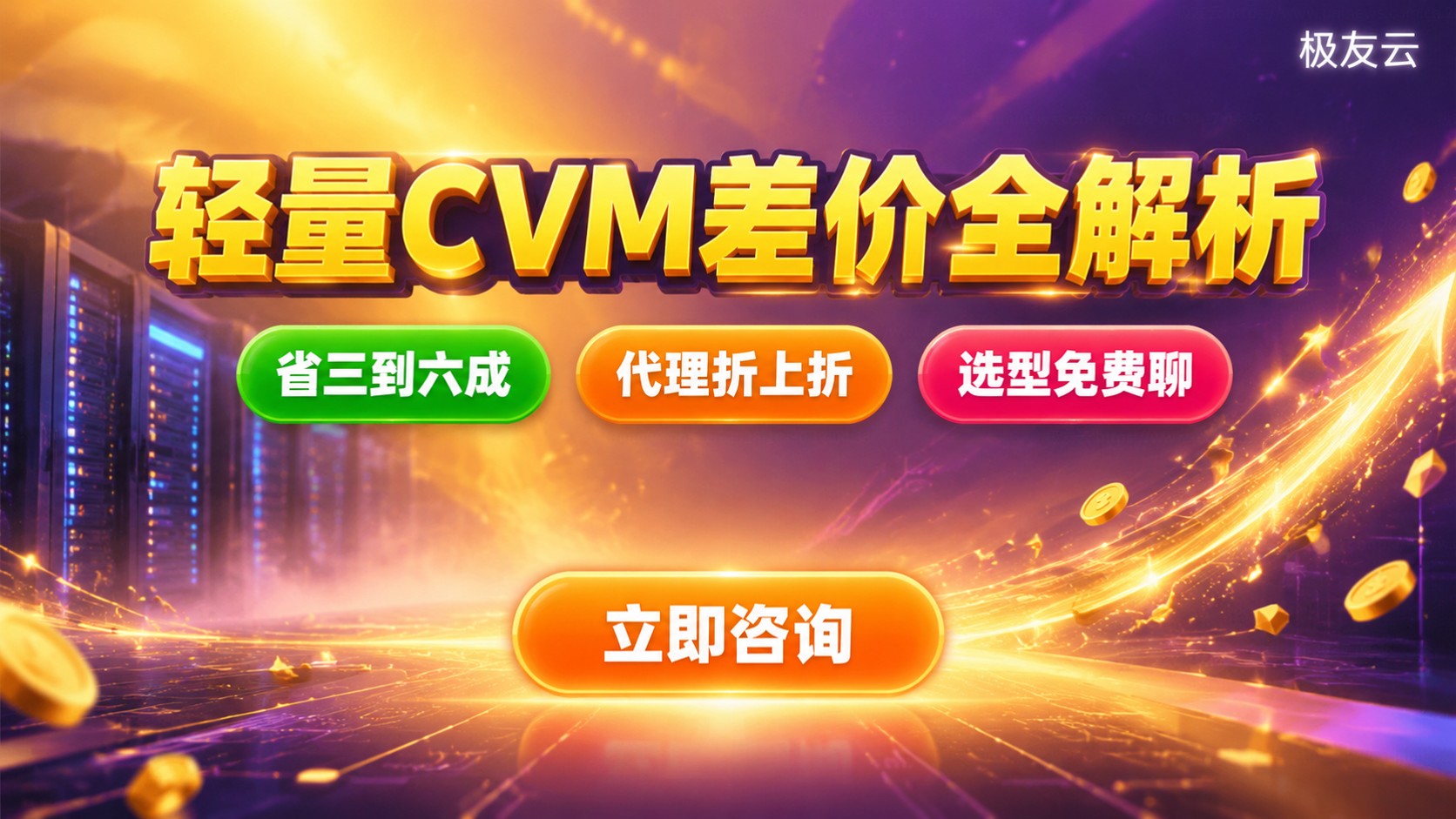 腾讯云轻量和CVM差价:配置价格与选购建议